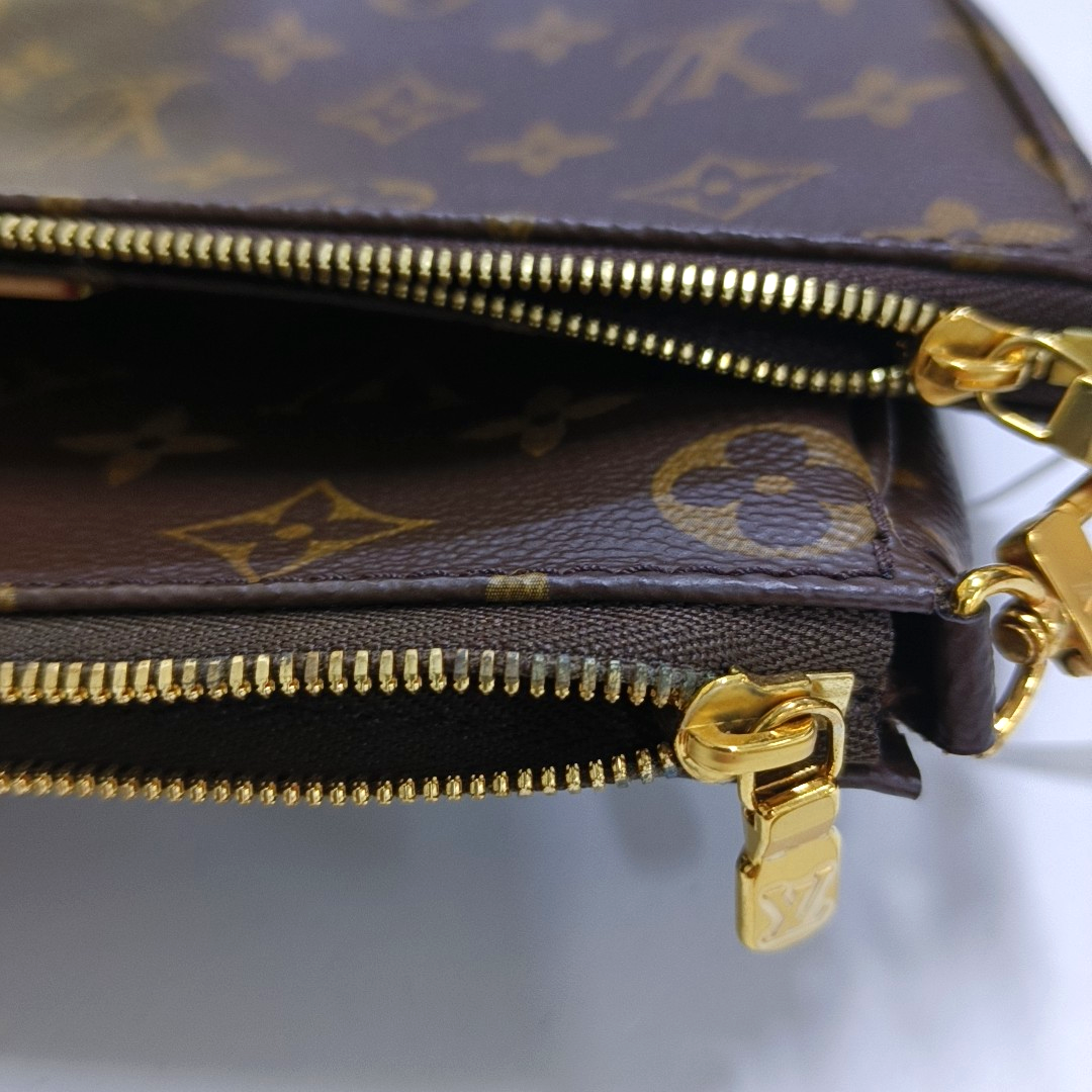 LOUIS VUITTON MULTI Brown Coated Canvas Monogram Empreinte 5-in-1 Crossbody Bag Handbag Shoulder Bag Detachable Strap-(SKU)-955568541
