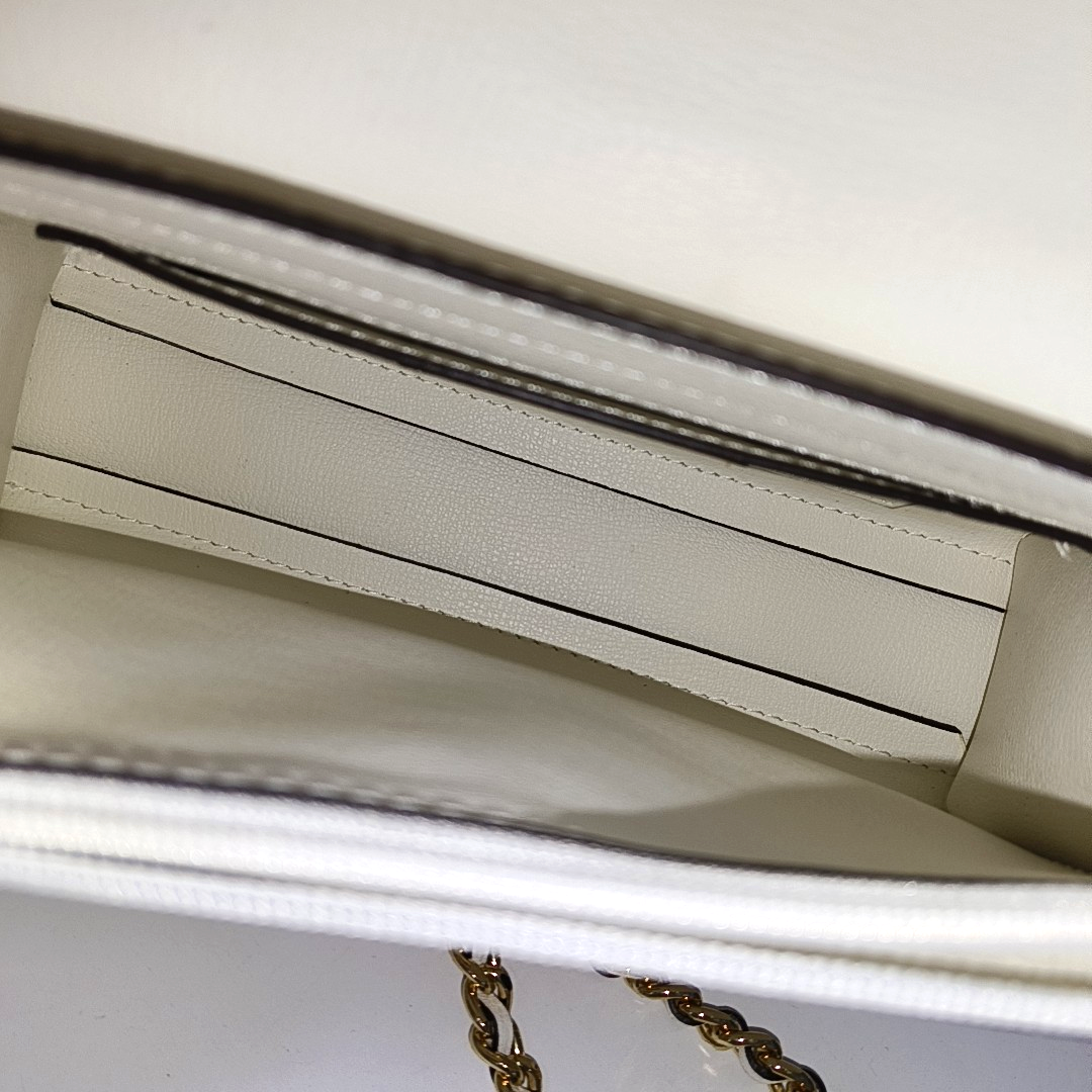 MICHAEL KORS Whitney Large size White Cowhide Single Shoulder Bag Crossbody Handbag Golden hardware-(SKU)-936827324