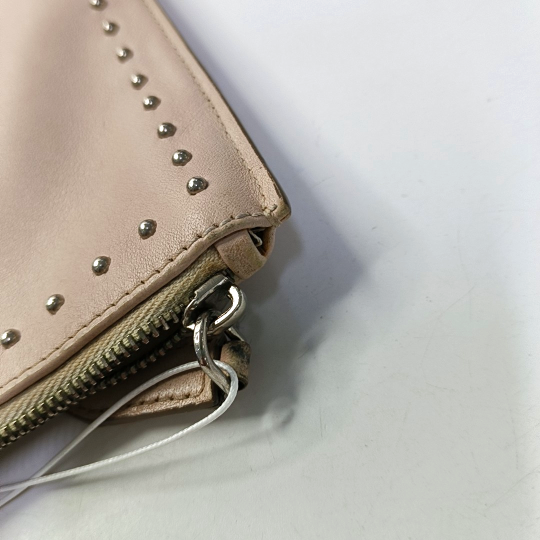 GIVENCHY Pink Cowhide Stud Handbag Silver Hardware-(SKU)-950713863