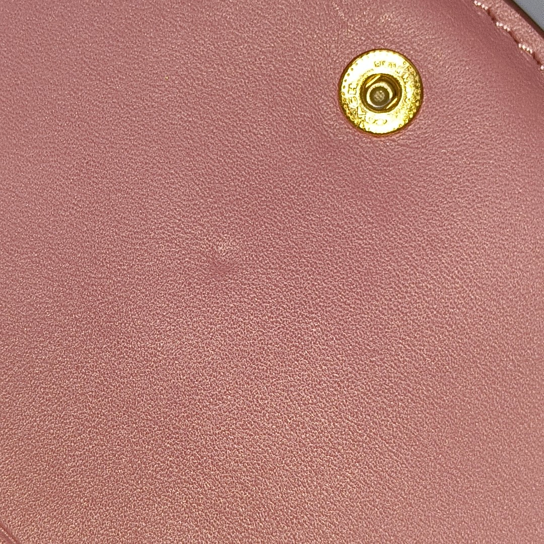 COACH CALLIE Small size Fuchsia Leather Carriage Single Shoulder Bag with Sling Golden hardware Removable shoulder strap-(SKU)-938185737