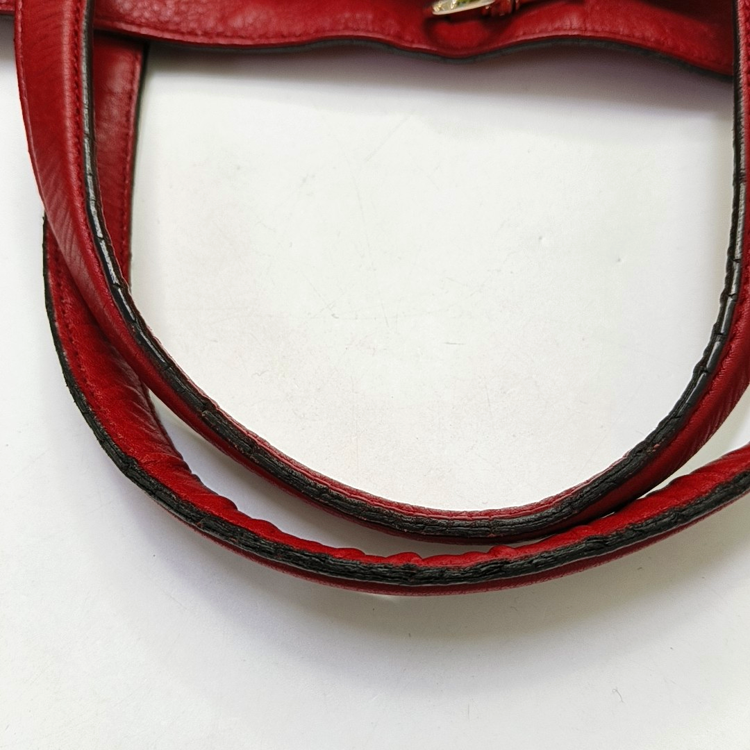 GUCCI Tote bag Red Cowhide Fringe Tote Bag Single Shoulder Bag Golden hardware-(SKU)-954793902