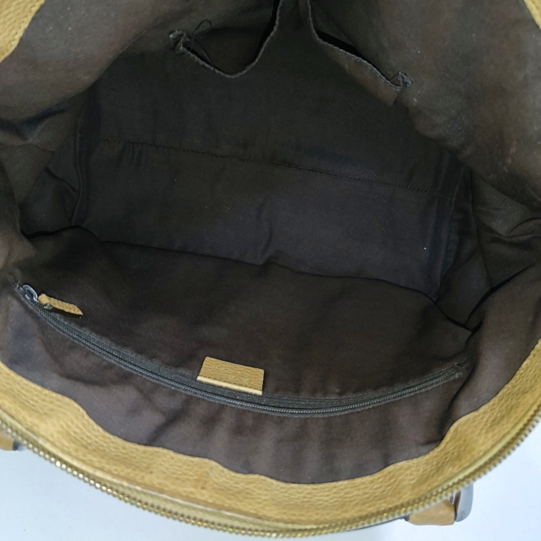 GUCCI Microguccissima Brown Cowhide Handbag Silver Hardware-(SKU)-957550870