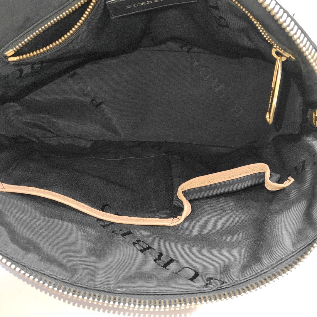 BURBERRY Sartorial Orchard Small size Nude Pink Cowhide Tote Bag Single Shoulder Bag Crossbody Golden hardware-(SKU)-943770411