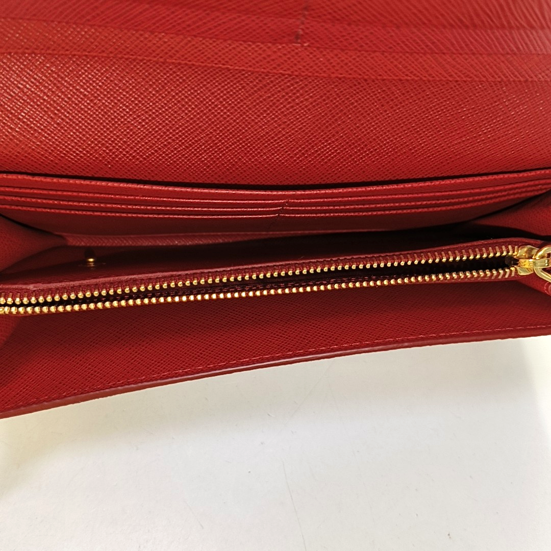 PRADA Cahier mini Red Leather Wallet Sub-bag-(SKU)-951259291