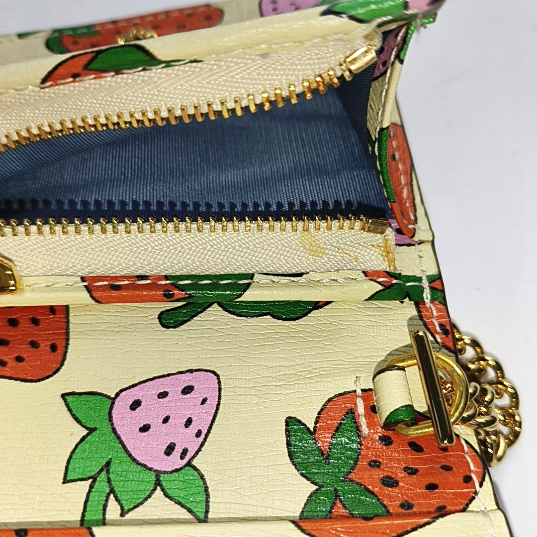 GUCCI Zumi White Cowhide Printed Horsebit Handbag Golden Silver Hardware Complete Accessories-(SKU)-956560067