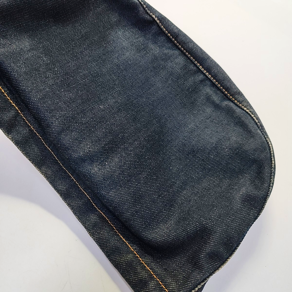 FENDI Dark blue denim single shoulder bag crossbody Silver Hardware-(SKU)-944960324