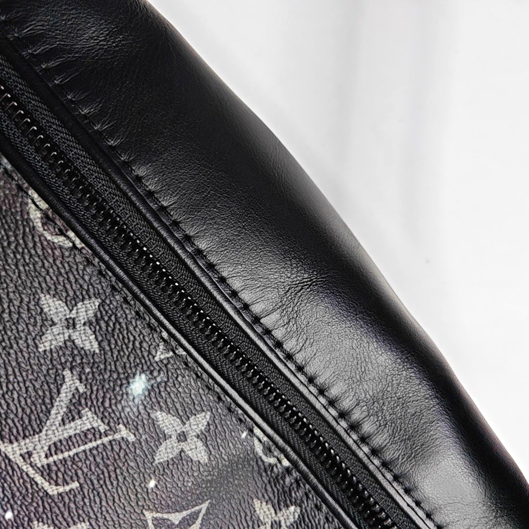 LOUIS VUITTON DISCOVERY Multicolor Coated Canvas Monogram Vernis Fanny Pack, Crossbody, and Chest Bag with Silver Hardware-(SKU)-967065104