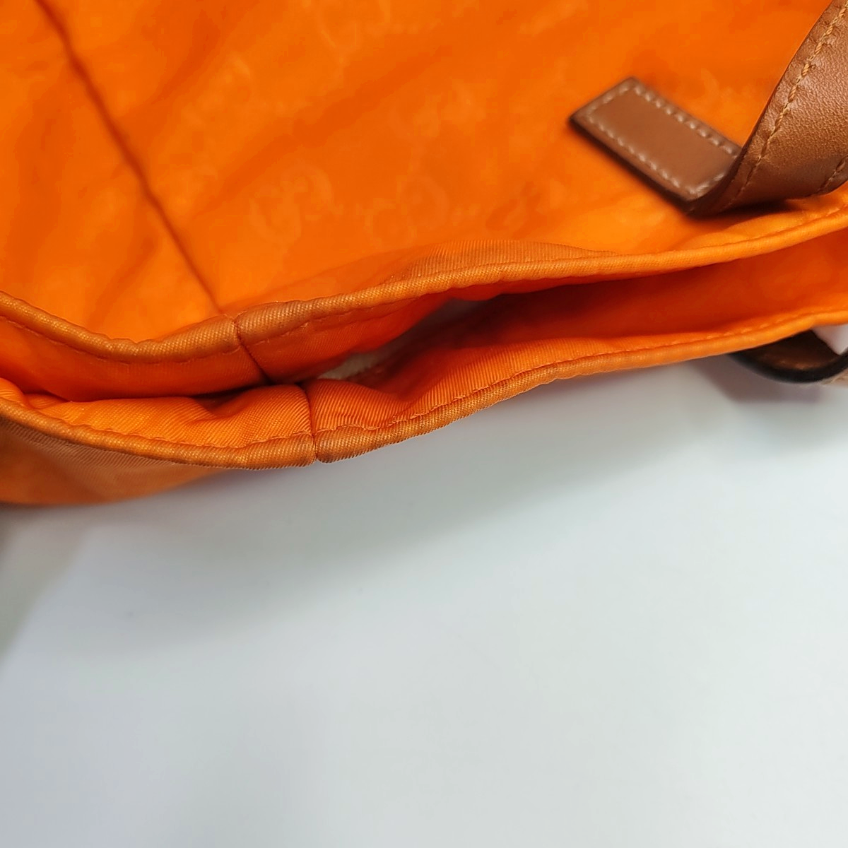 GUCCI Tote bag Orange Fabric Monogrammed Handbag Single Shoulder Bag-(SKU)-945893652