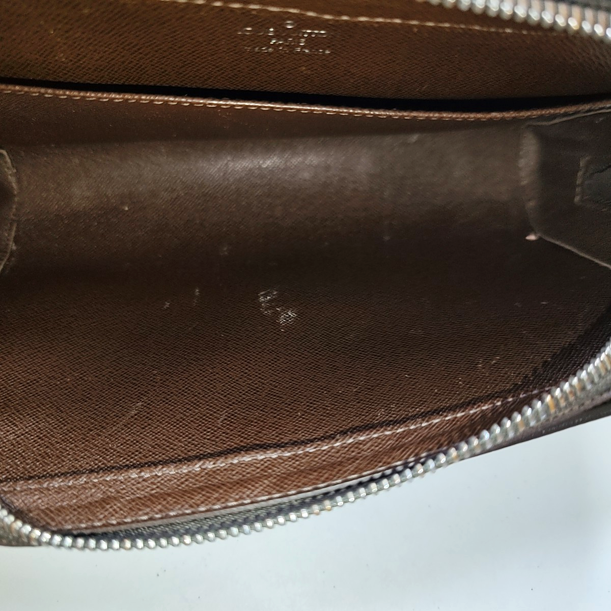 LOUIS VUITTON BAIKAL Brown Calfskin Clutch Handbag Silver Hardware-(SKU)-955218980