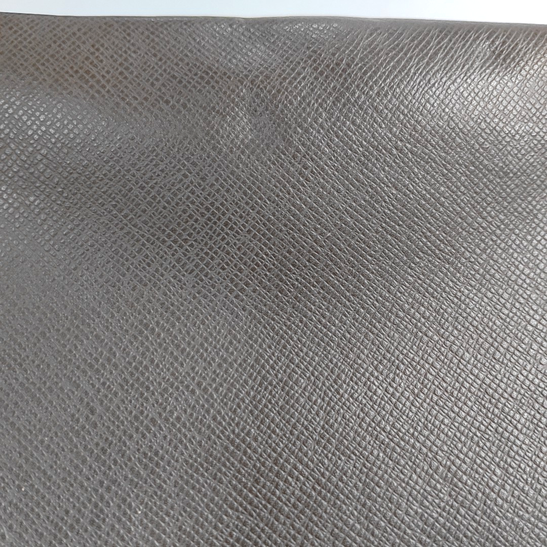 LOUIS VUITTON Large size Brown Leather Handbag Silver Hardware-(SKU)-958155745