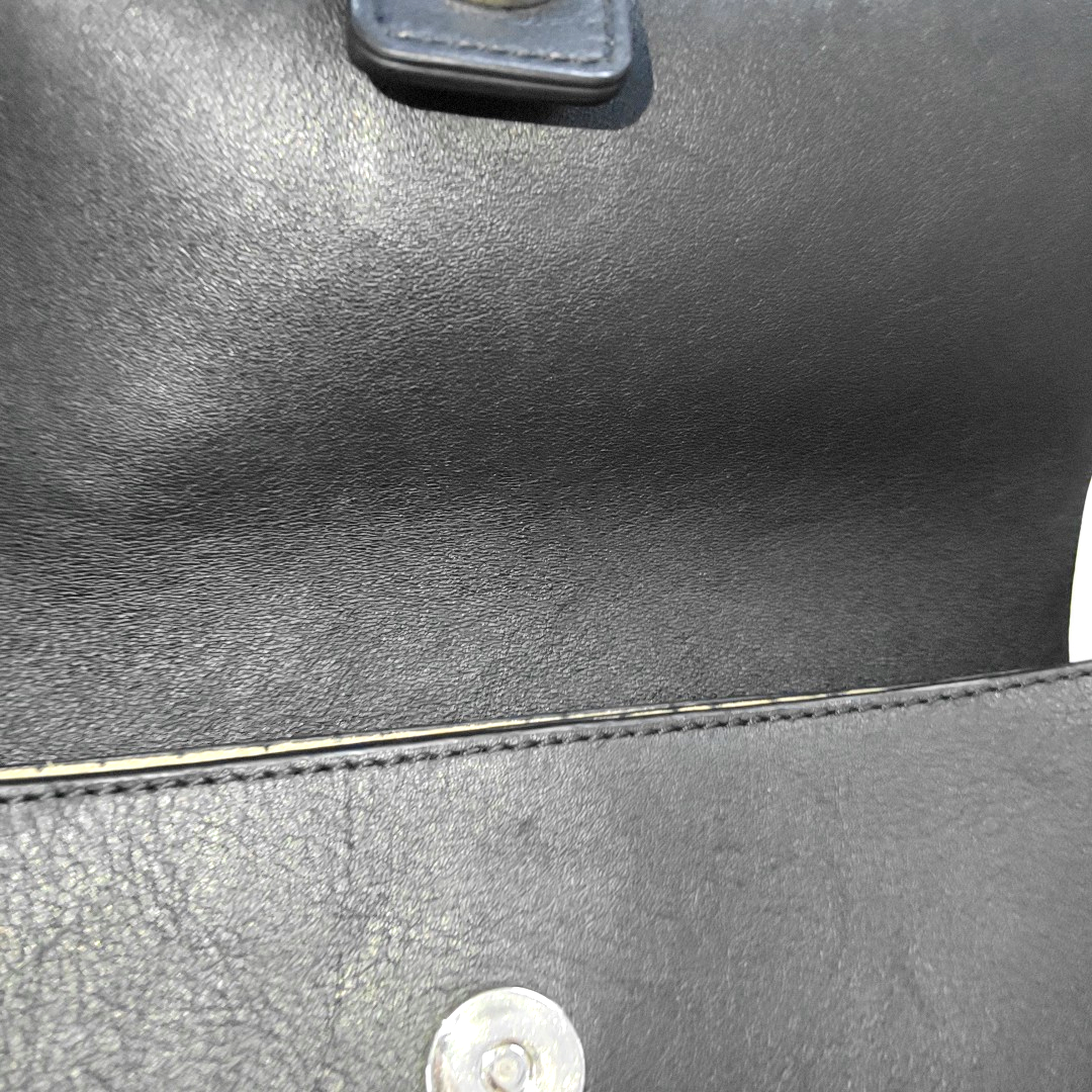 Chloé Faye Small size Black Leather Crossbody Bag Single Shoulder Bag Golden hardware-(SKU)-929268021