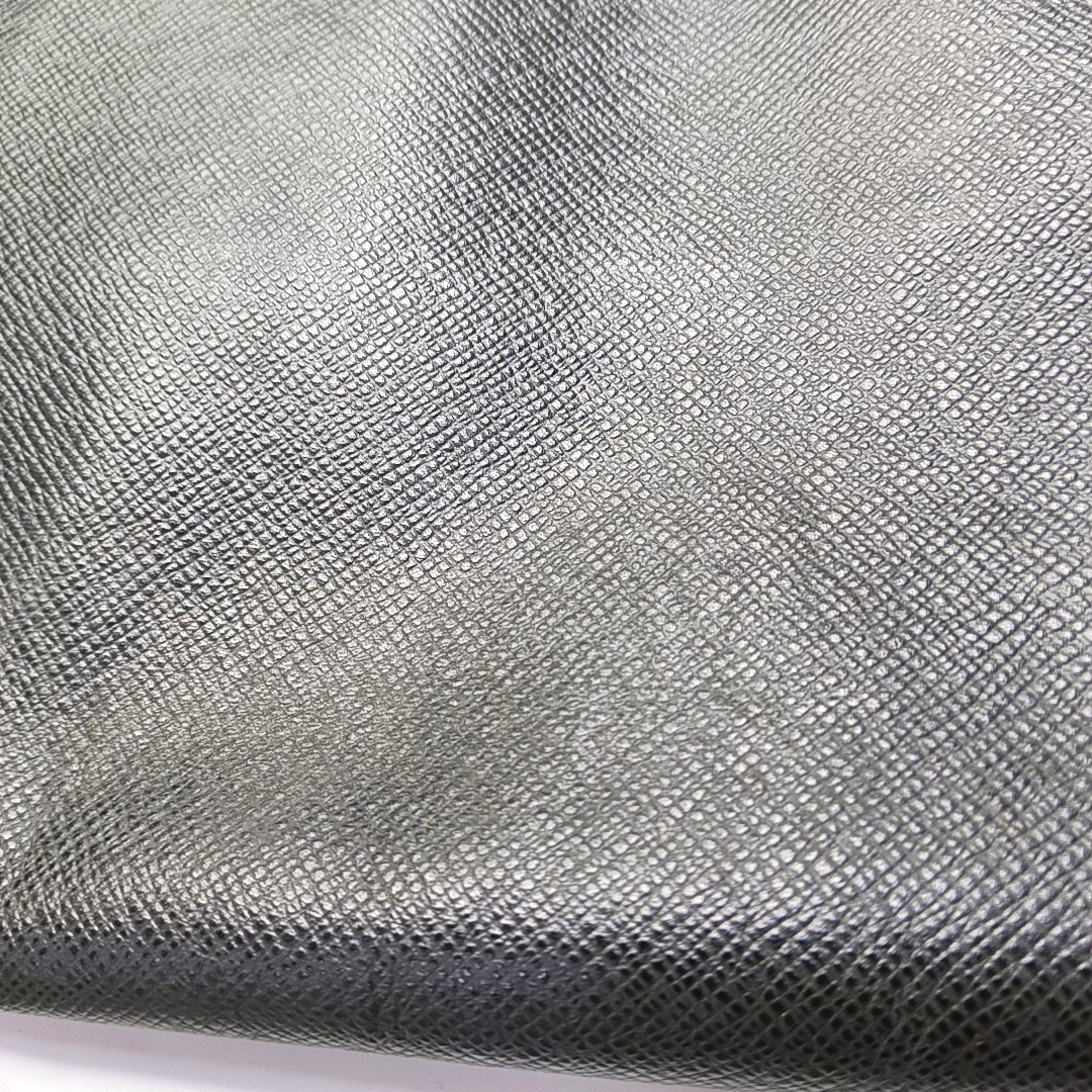 LOUIS VUITTON ALEX Black Cowhide Single Shoulder Bag Crossbody Bag Silver Hardware-(SKU)-959606640