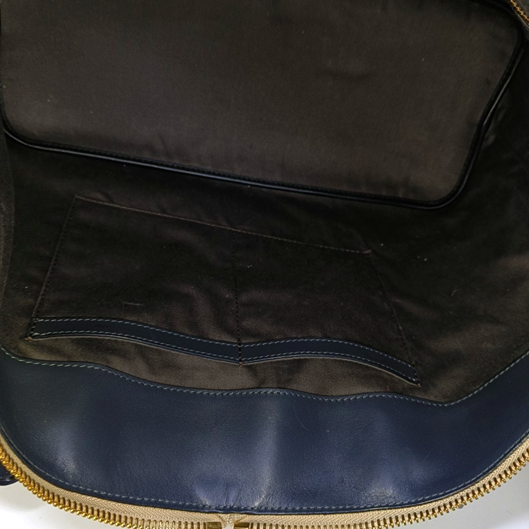 Chloé Baylee Color Block Leather Handbag Golden hardware-(SKU)-938087096