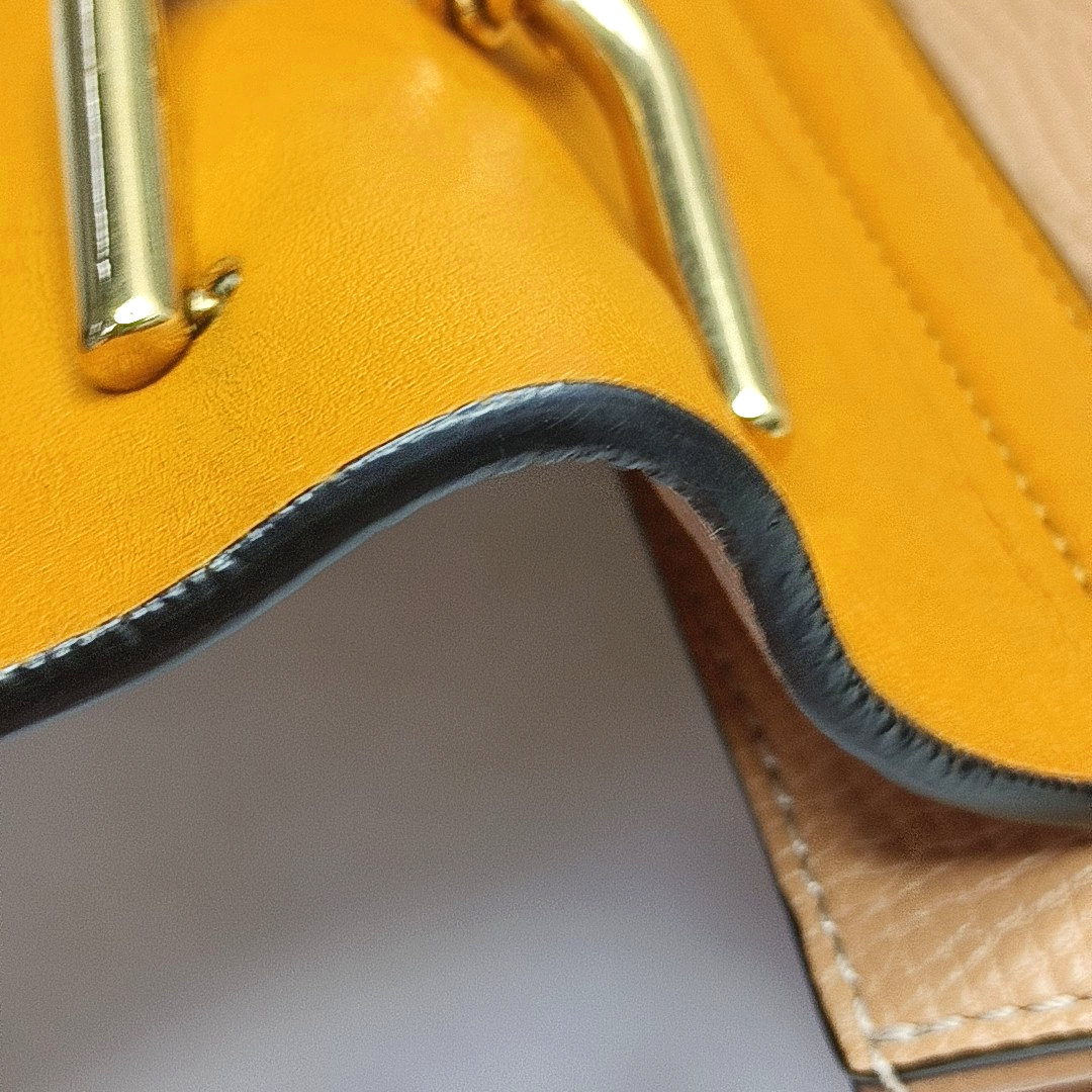 Chloé Drew Medium size Multicolor Cowhide Mini Pig Bag Crossbody Single Shoulder Bag Golden hardware Removable shoulder strap-(SKU)-956886327