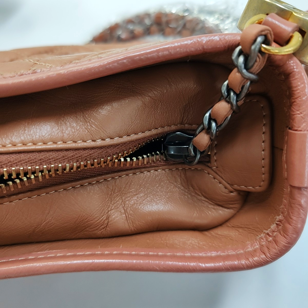 CHANEL GABRIELLE Small Burgundy Leather Quilted Hobo Bag with Shoulder Strap, Gold Silver Hardware, 24 Opening, Detachable Strap-(SKU)-954161489