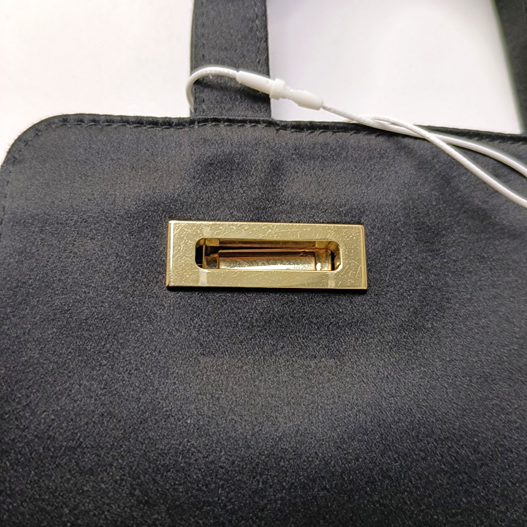 GUCCI Tote bag Black Suede Tote Bag Golden hardware-(SKU)-952448734