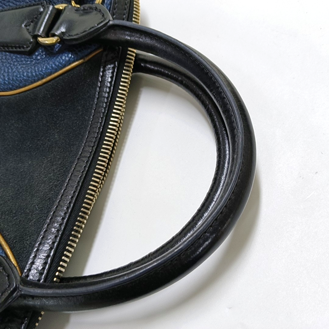 BURBERRY Tote bag Black leather handbag Golden Silver Hardware-(SKU)-955892032