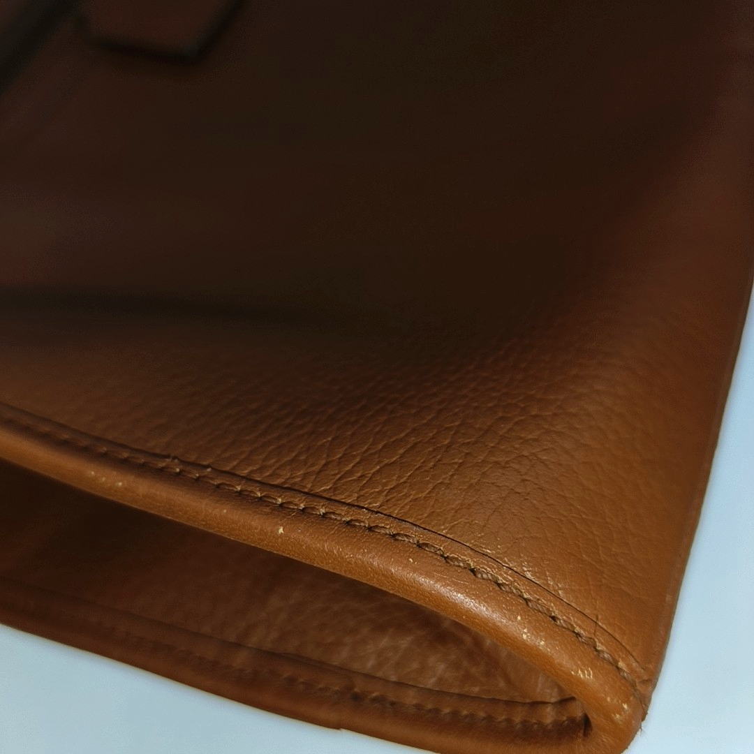 BURBERRY LondonBrown Leather Handbag-(SKU)-13795977