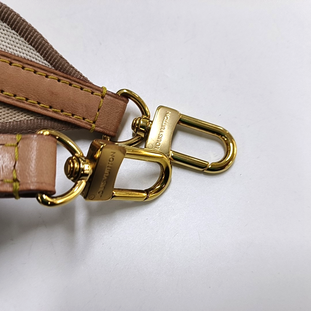 LOUIS VUITTON CLUNY Small Brown Coated Canvas Monogram Cluny Shoulder Bag Crossbody Tote Bag Convertible Strap-(SKU)-958624188