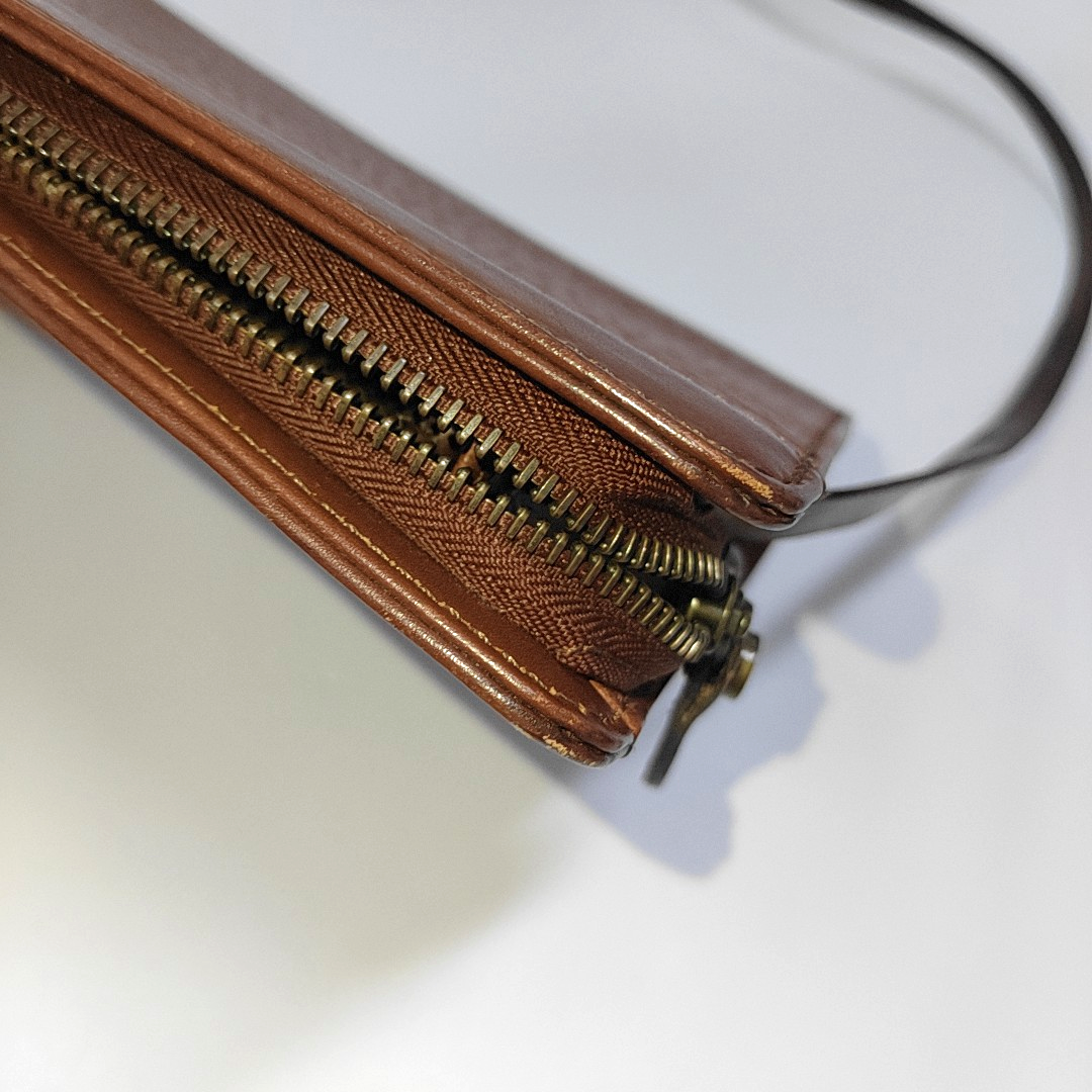 BURBERRY Caramel Leather Single Shoulder Bag Handbag Brown Hardware Removable shoulder strap-(SKU)-955601715