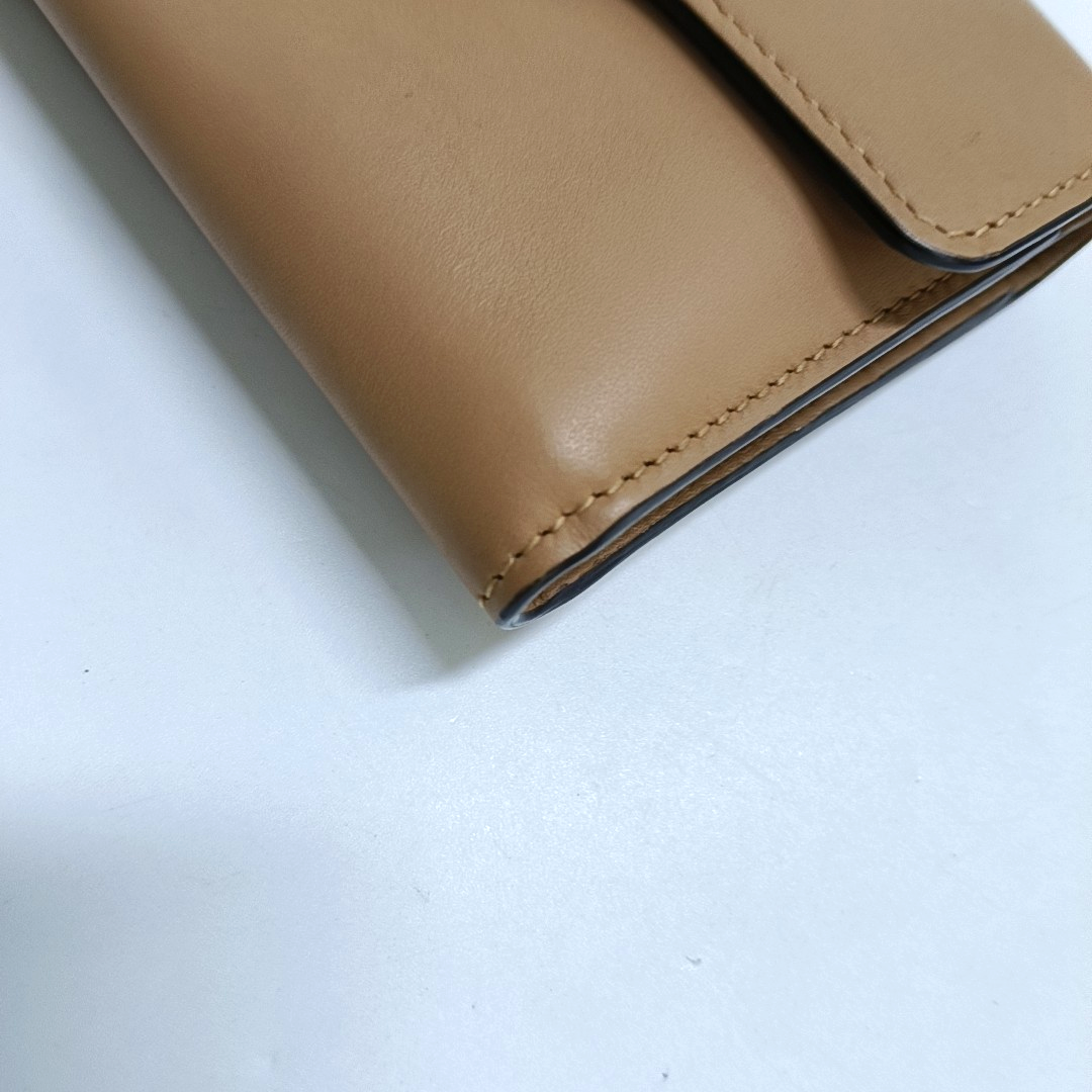 GUCCI Interlocking G Brown Cowhide Wallet Golden hardware-(SKU)-958717244