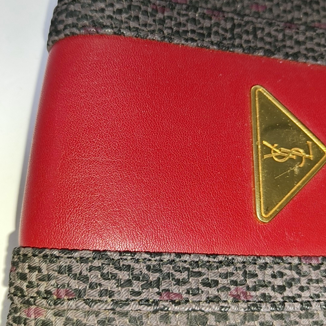 YSL Multicolor Coated Canvas Handbag Golden hardware-(SKU)-938690510