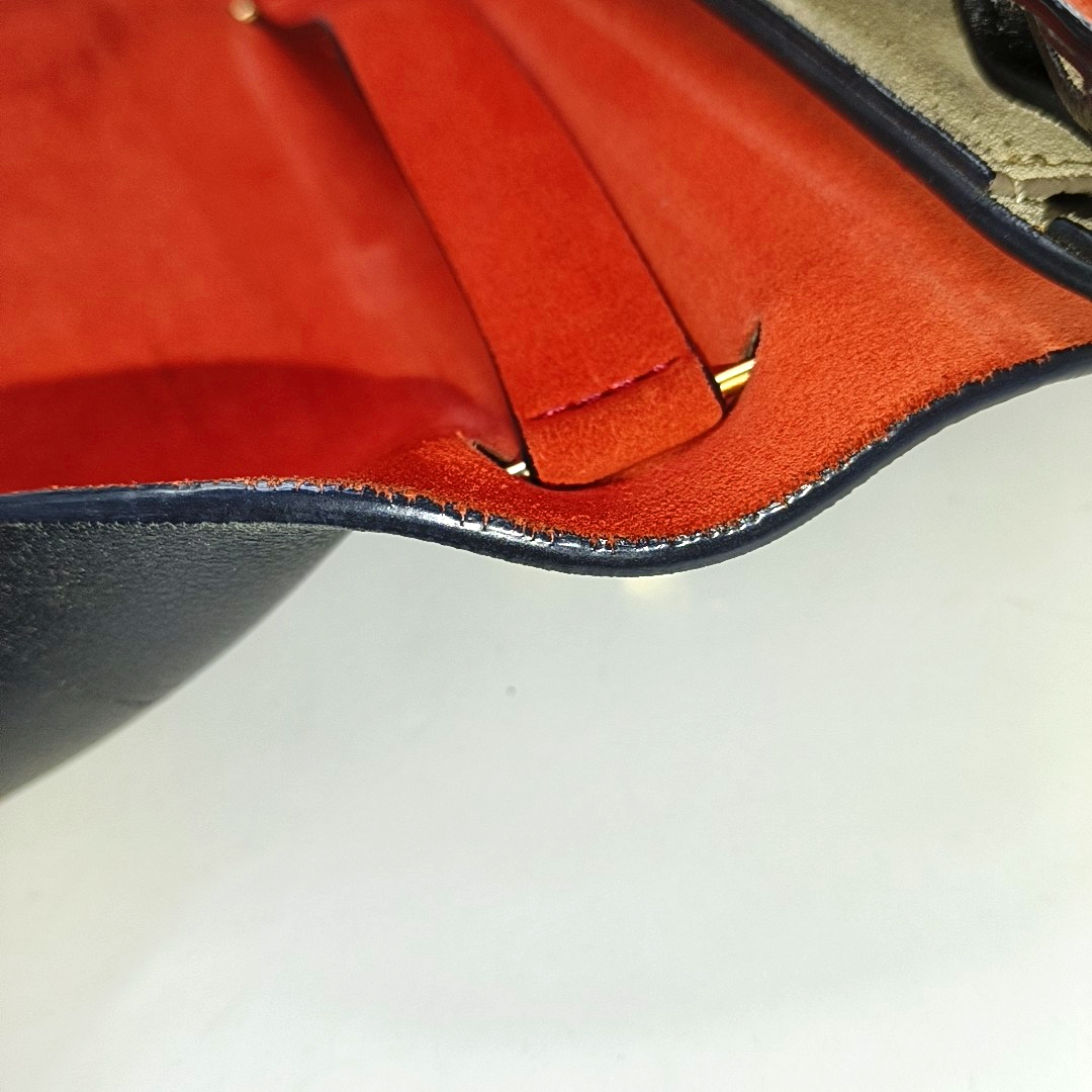 Chloé Drew Medium size Red Leather Piggy Bag Crossbody Single Shoulder Bag Golden hardware-(SKU)-950713854