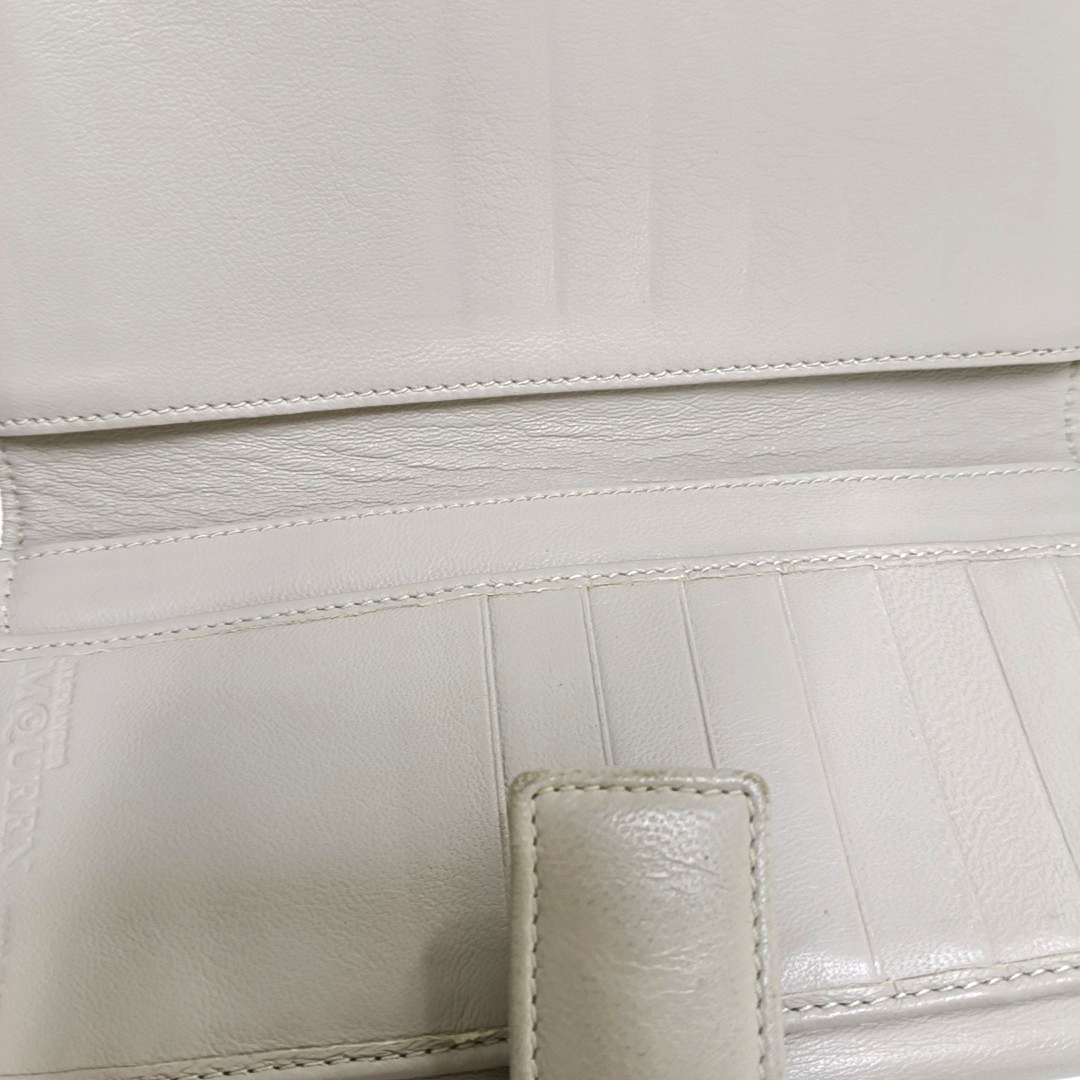 Alexander McQUEEN Gray Sheepskin Wallet Golden hardware-(SKU)-936688253