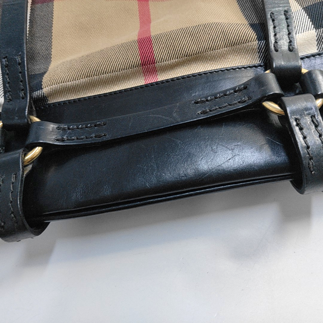 BURBERRY Tote bag Khaki Canvas Tote Bag Golden hardware-(SKU)-945320394