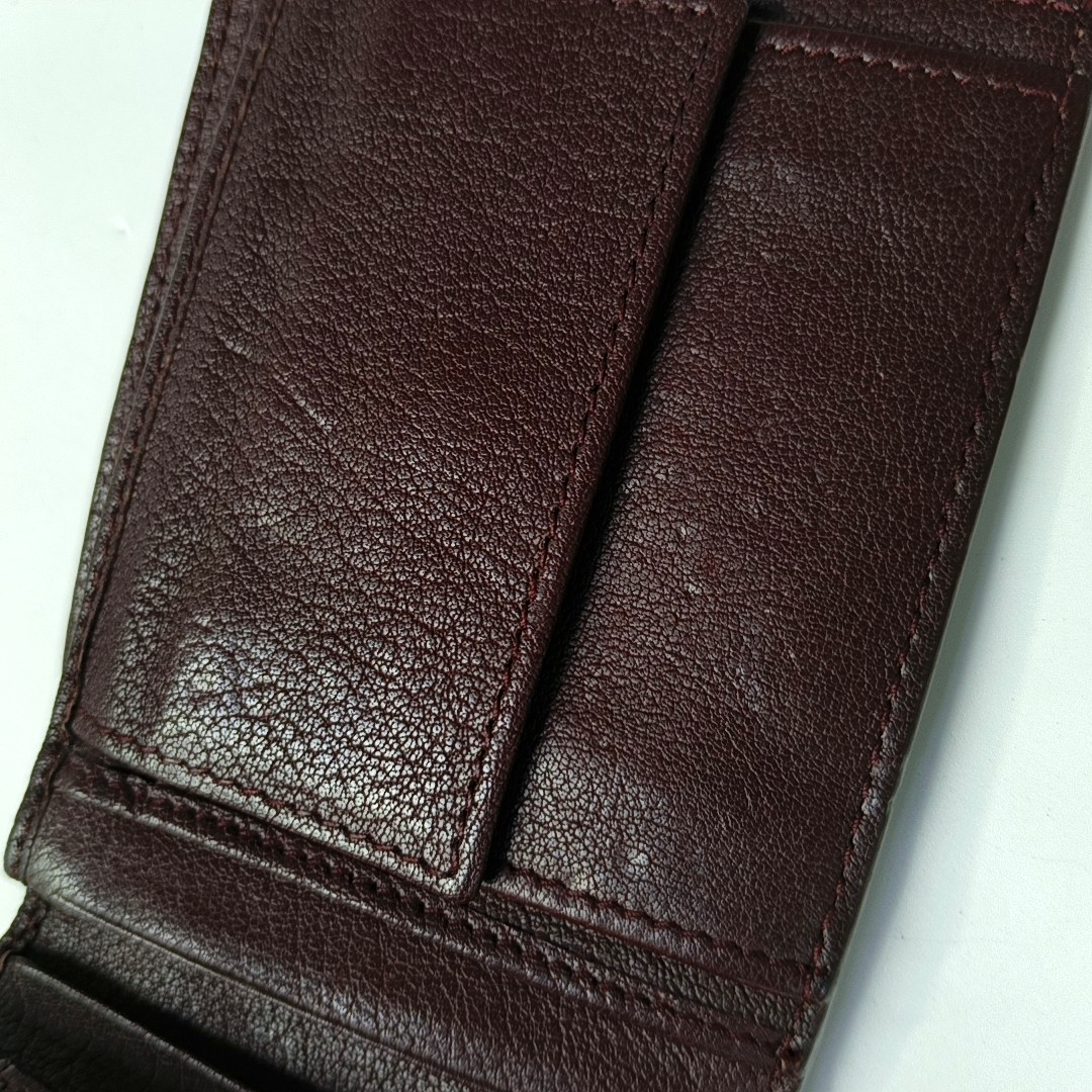 BOTTEGA VENETA Brown Cowhide Woven Wallet-(SKU)-947036391