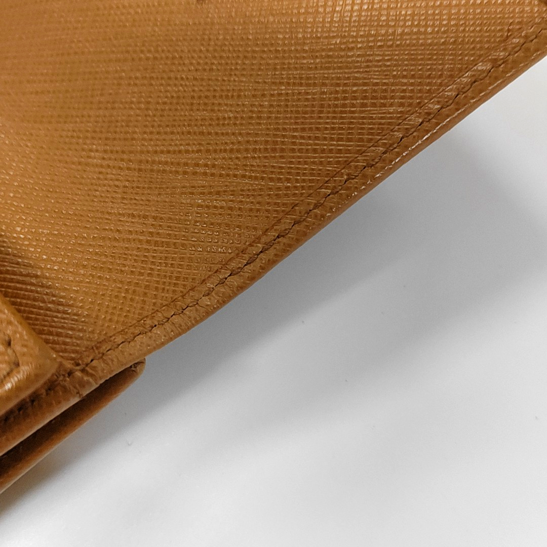 FERRAGAMO Gancio Brown Leather Embossed Wallet Golden hardware-(SKU)-13699492