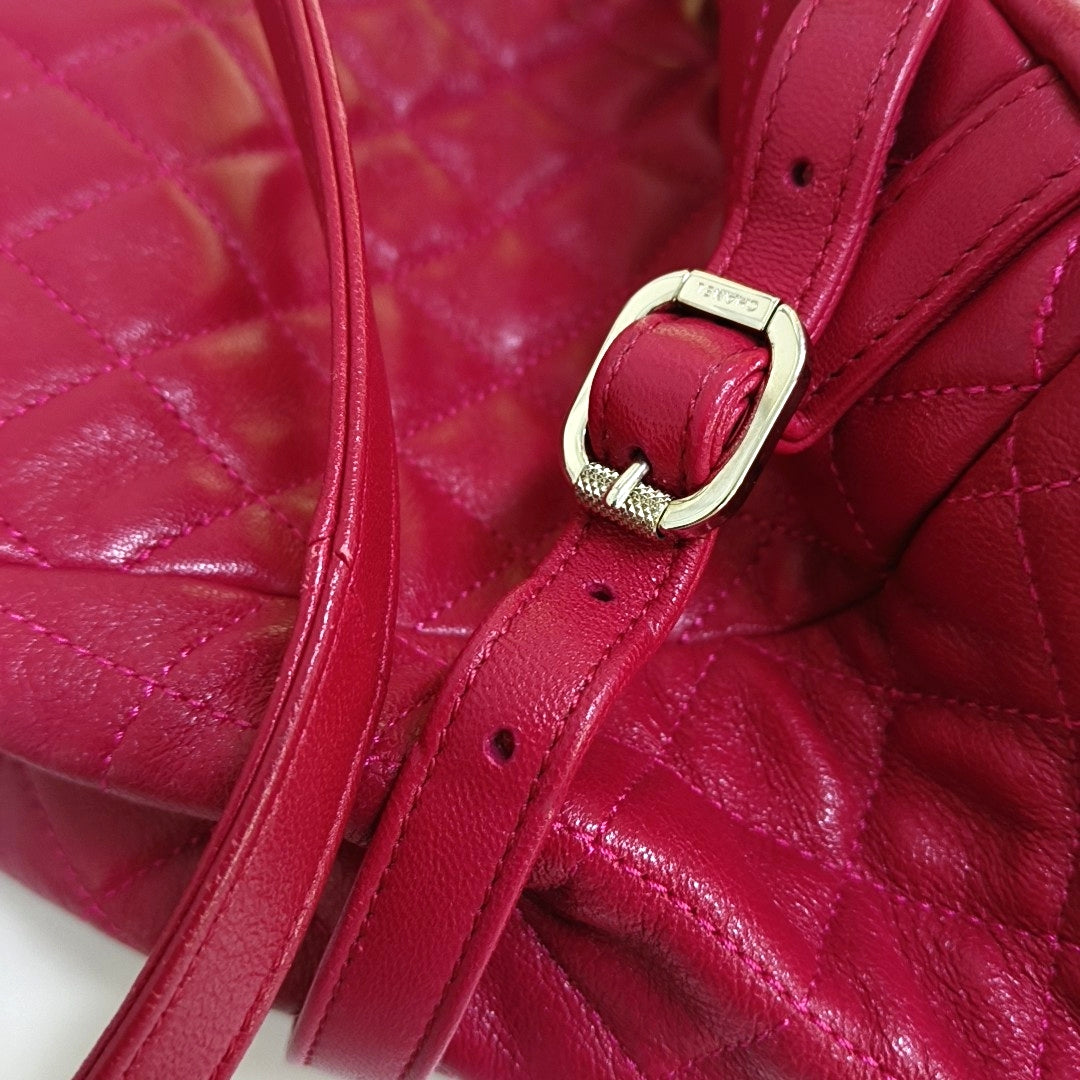 CHANEL URBAN SPIRIT Small Marsala Lamb Leather Quilted Backpack with Detachable Strap-(SKU)-969502621