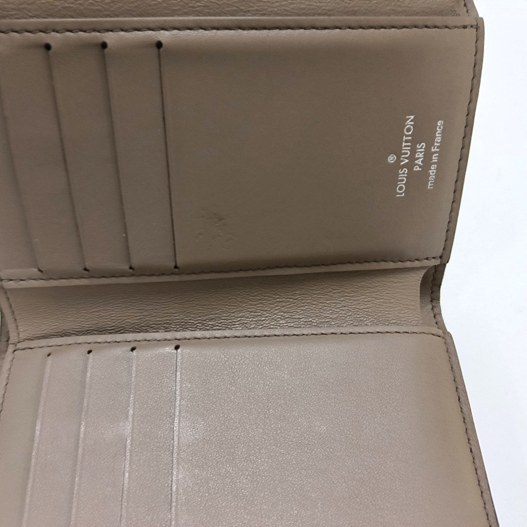 LOUIS VUITTON CAPUCINES Nude Pink Cow Leather Wallet Silver Hardware-(SKU)-955686743