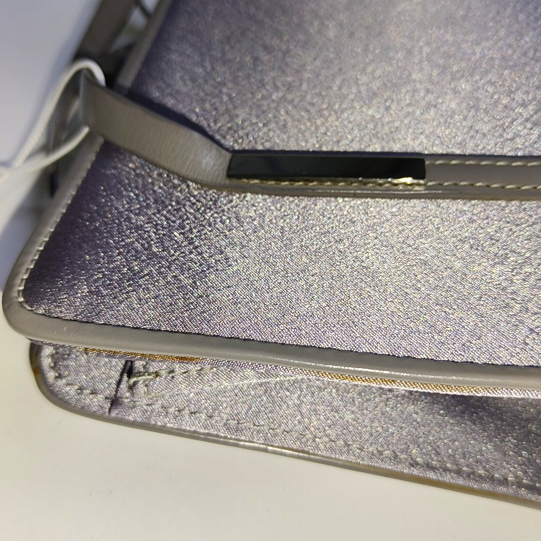 GUCCI Tote bag Light Grey Fabric Tote Shoulder Bag Silver Hardware-(SKU)-934354737