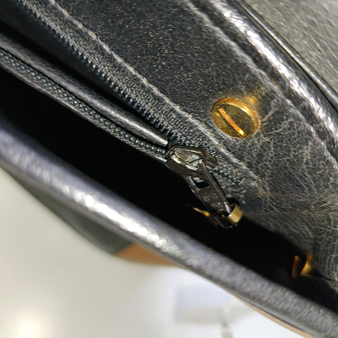 DIOR Color block cowhide shoulder bag crossbody bag Golden hardware-(SKU)-14276668