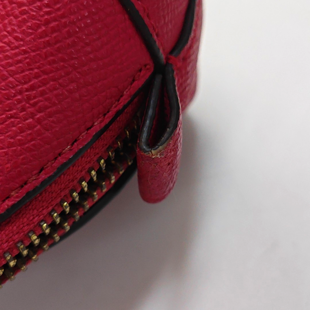 COACH SIERRA Medium size Red Leather Shoulder Bag Crossbody Tote Bag Silver Hardware Removable shoulder strap-(SKU)-948647189