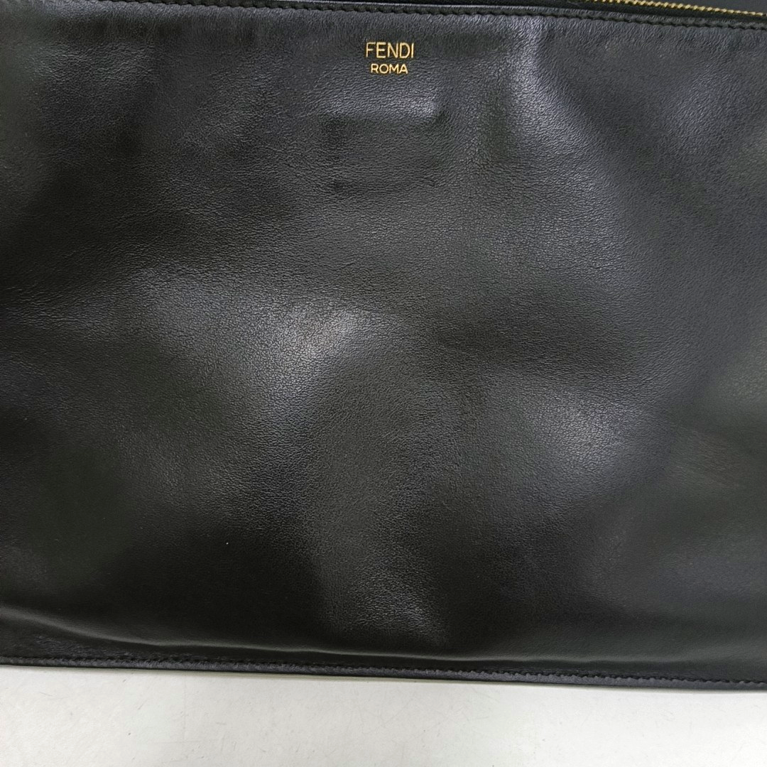 FENDI Monster Black cowhide monster handbag Golden hardware-(SKU)-959812668