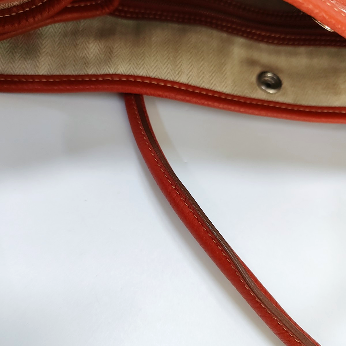 HERMÈS Garden Party 36 Red Negonda Leather Handbag, Silver Hardware, 🅀 Monogrammed-(SKU)-958206619