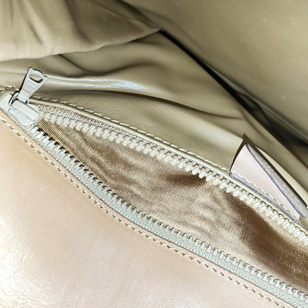 CELINE TABOU Beige coated canvas triumph gate single shoulder bag crossbody bag Golden hardware-(SKU)-14368008