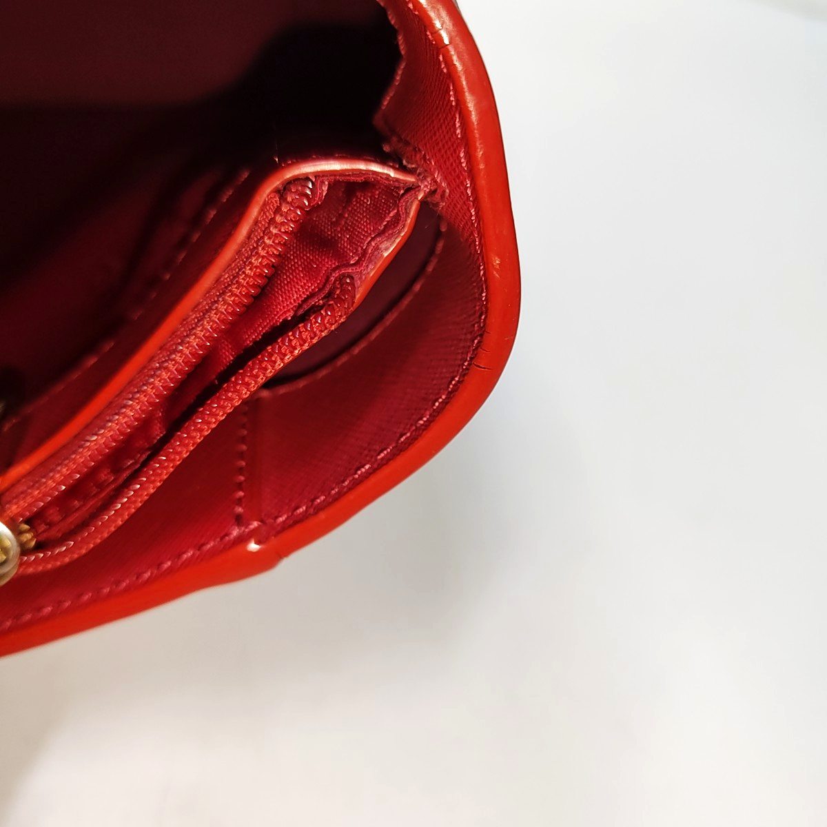 TORY BURCH York Red Leather Embossed Single Shoulder Bag Tote Bag Silver Hardware shoulder straps-(SKU)-944533691