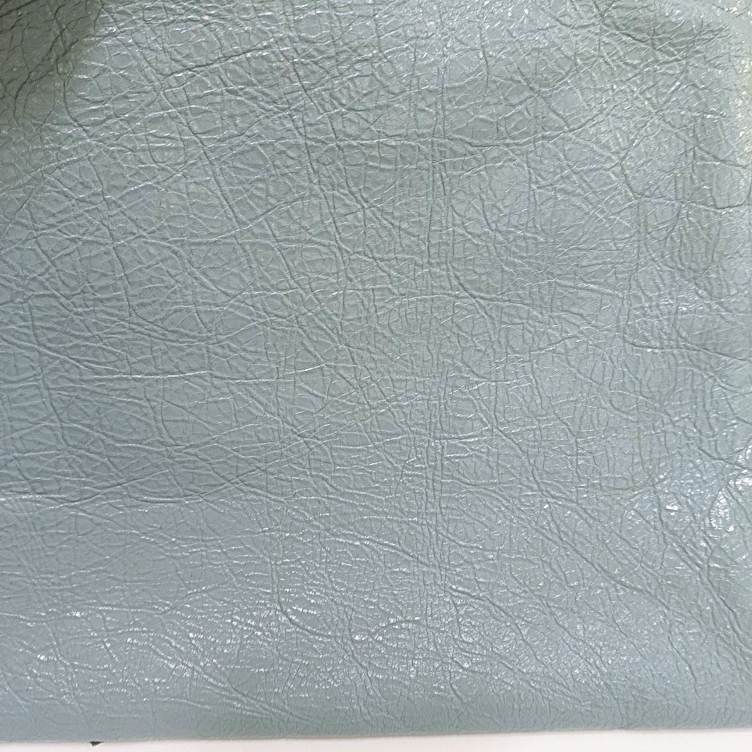 BALENCIAGA Classic City Light blue sheepskin studded biker bag, handbag Silver Hardware-(SKU)-960786182