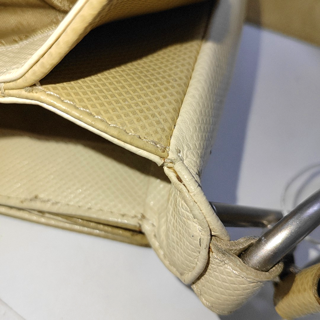 BOTTEGA VENETA Yellow Cowhide Embossed Single Shoulder Bag Silver Hardware Vintage model Removable shoulder strap-(SKU)-930402903