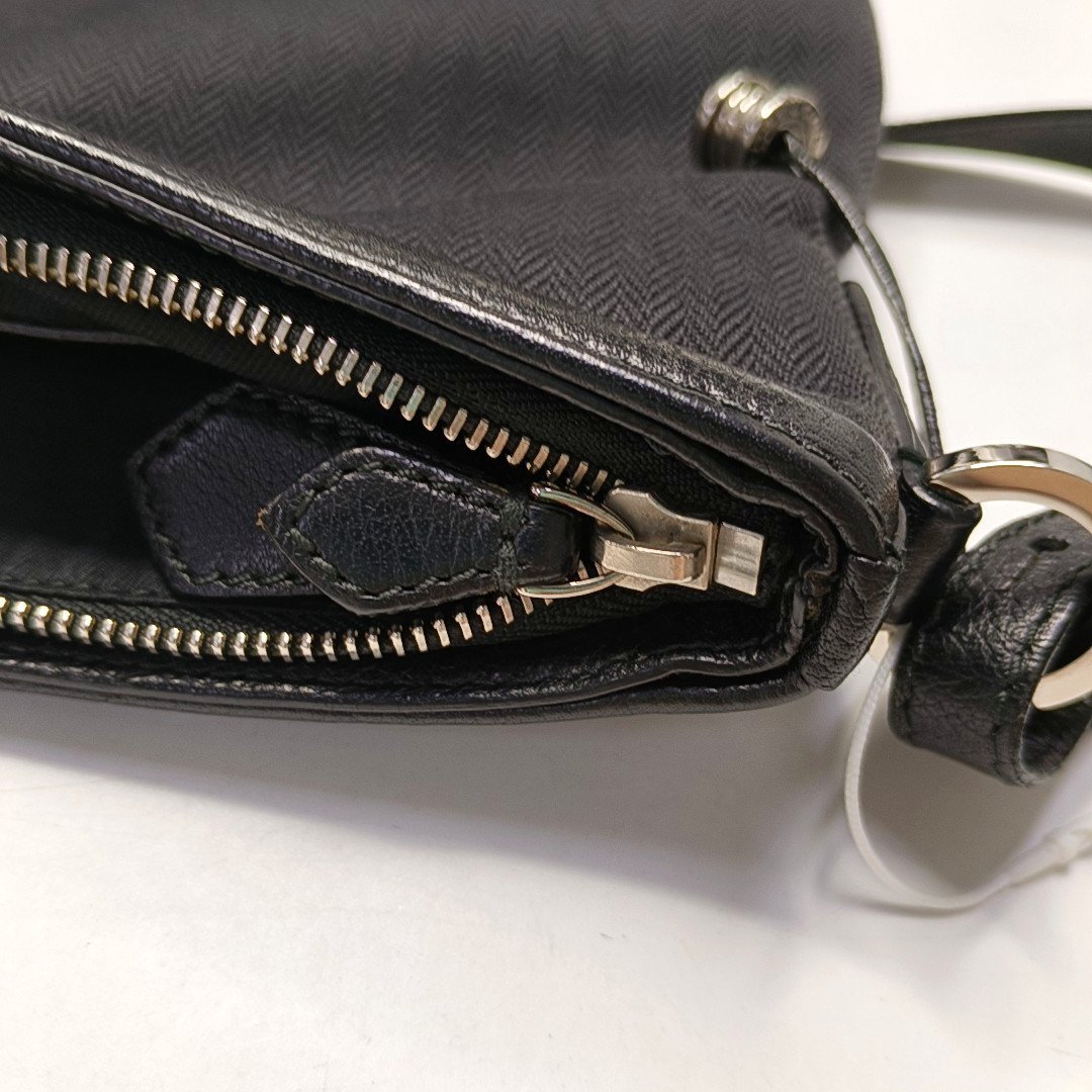 BVLGARI B ZERO Black Fabric Single Shoulder Bag Golden hardware Removable shoulder strap-(SKU)-948940797