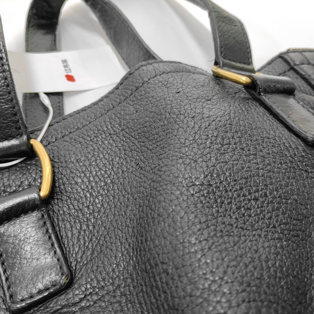YSL DOWNTOWN CABASBlack Leather Single Shoulder Bag-(SKU)-939374057