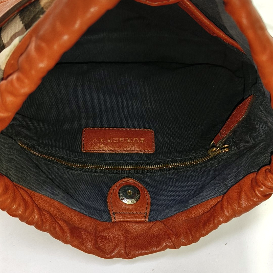 BURBERRY Red cowhide shoulder bag crossbody bag Golden hardware Removable shoulder strap-(SKU)-954287529