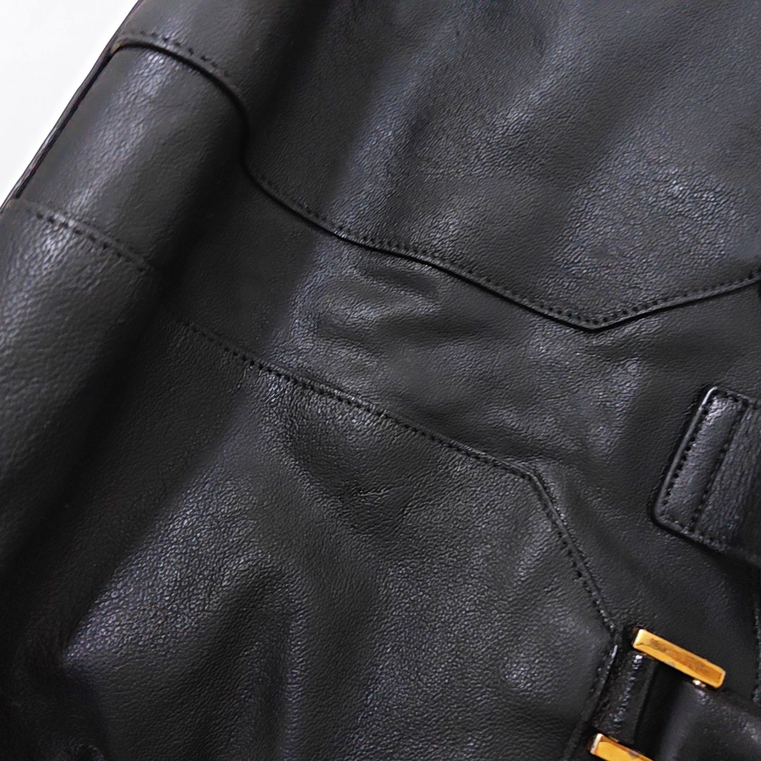 YSL CHYC Y LIGNE Small size Black cowhide tote bag Golden hardware-(SKU)-950515065