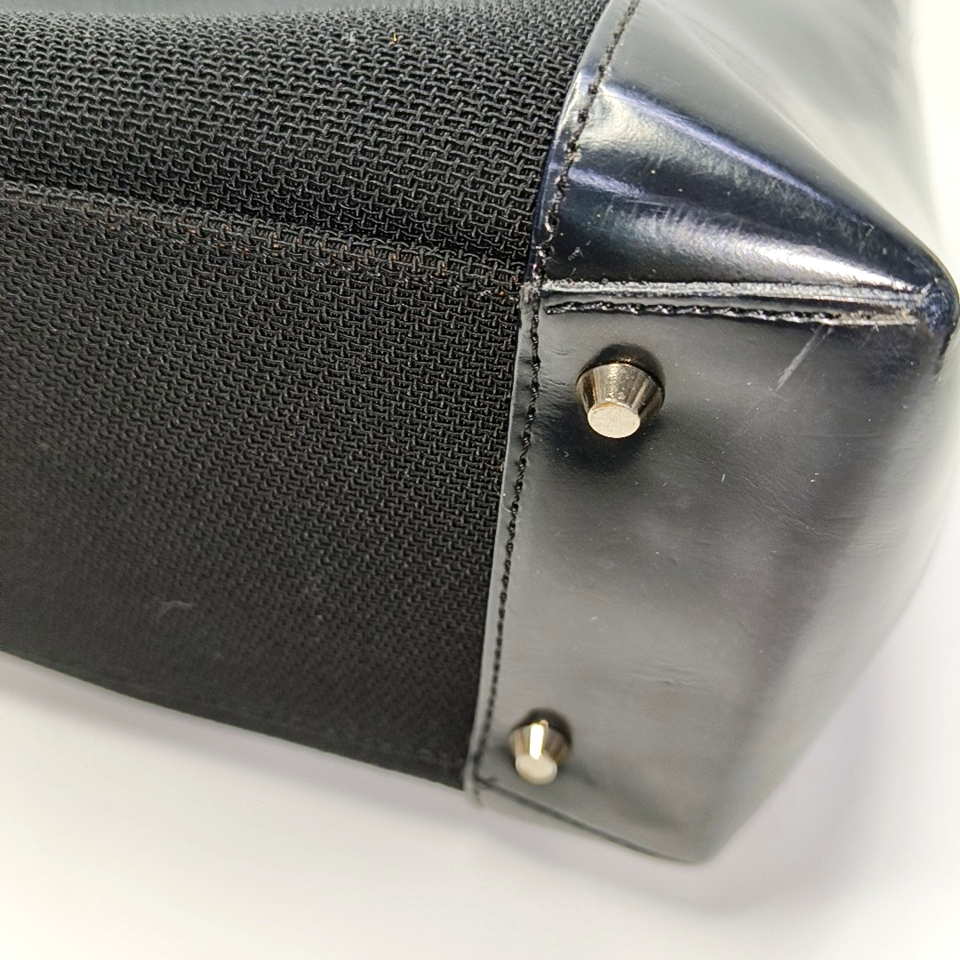 DIOR Tote bag Black Fabric Single Shoulder Bag Silver Hardware Pouch detachable shoulder strap-(SKU)-929190229