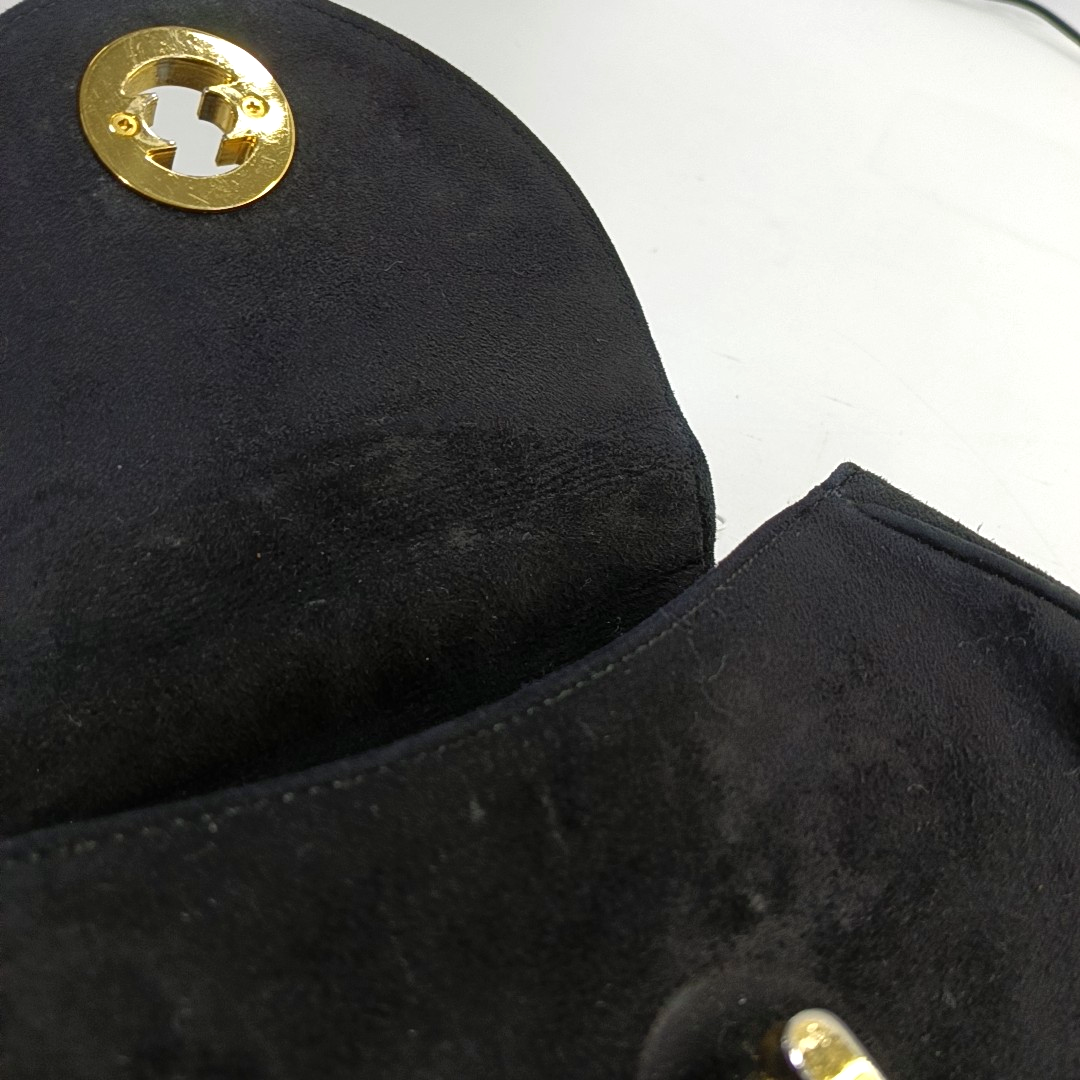 GIVENCHY Black Suede Tote Bag Golden hardware-(SKU)-946480428