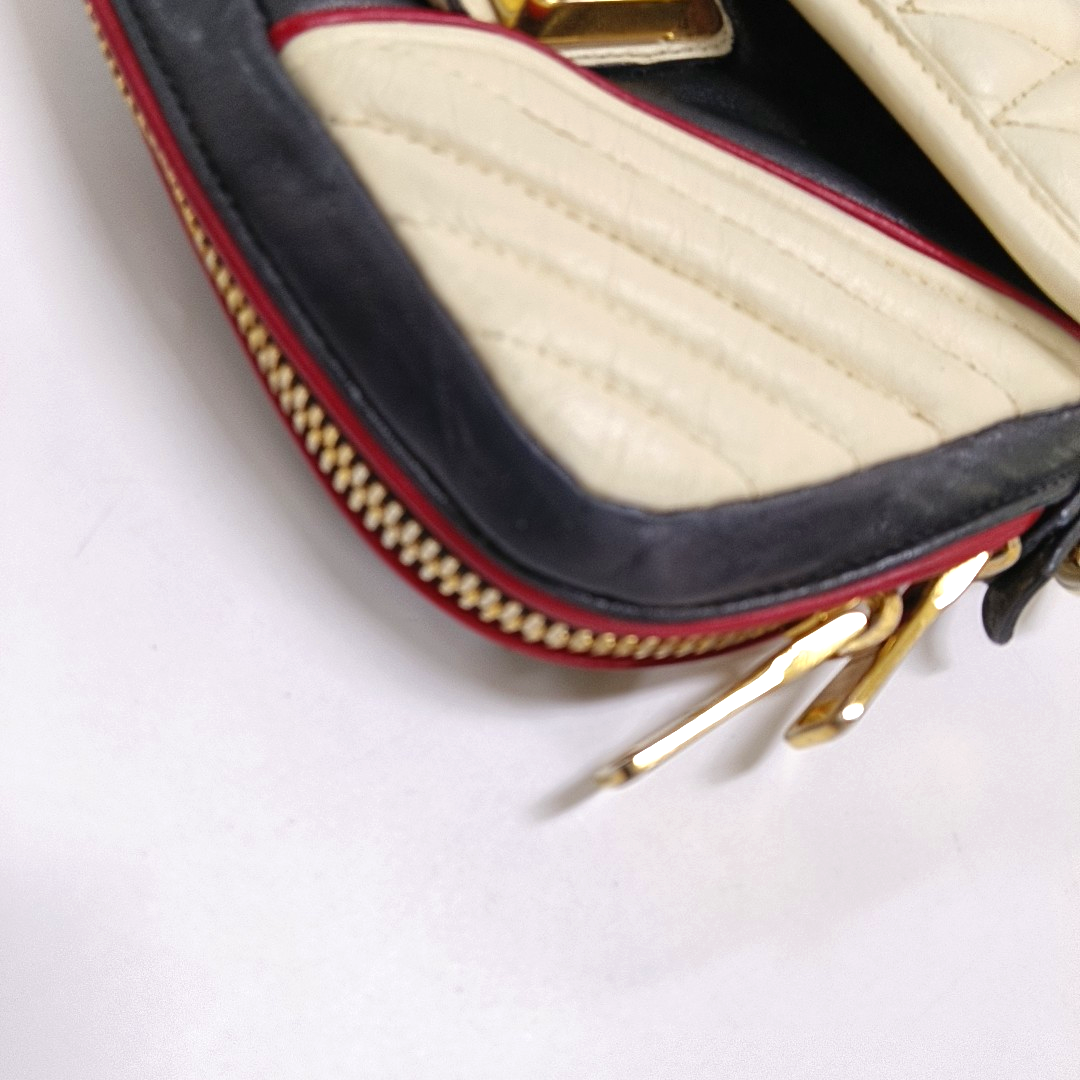 Miu Miu White Lamb Leather Quilted Shoulder Bag Tote Bag Golden hardware Removable shoulder strap-(SKU)-956072248
