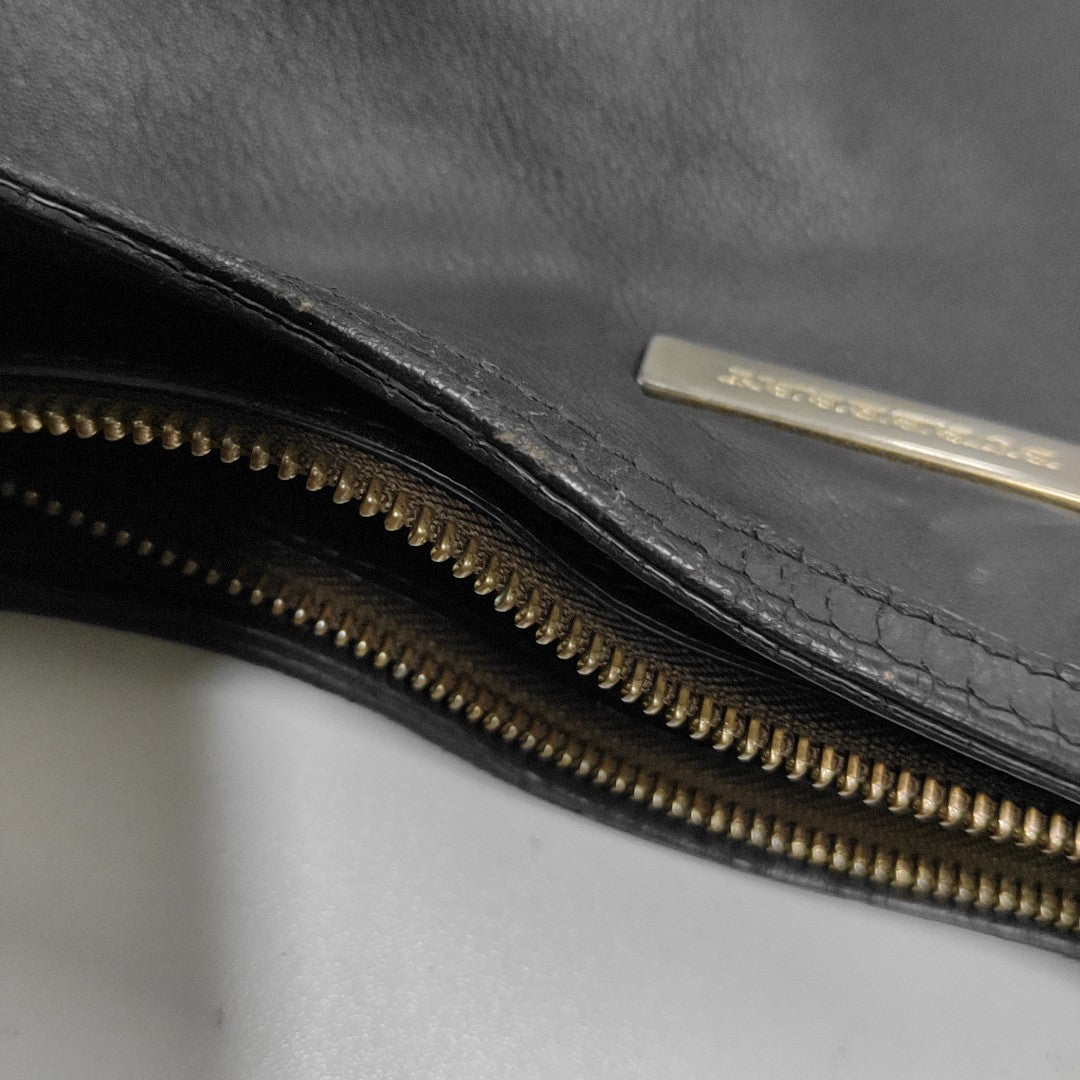 BURBERRY Ledbury Heritage Brown cowhide studded single shoulder bag handbag Golden hardware Removable shoulder strap-(SKU)-13122378